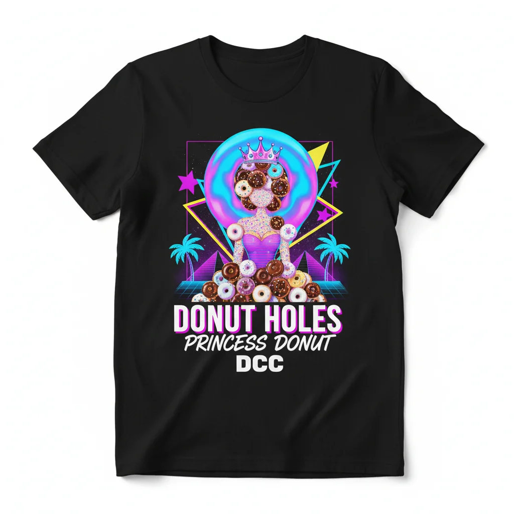 Donut Holes Princess DCC Essential T-Shirt - Ultra-Durable & Fade-Resistant