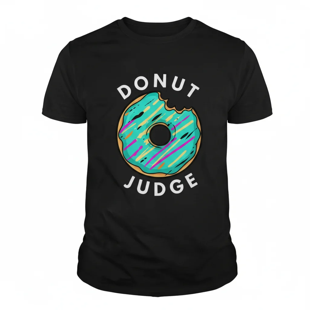 Donut Judge Pun Essential T-Shirt: Unmatched Comfort & Lasting Style