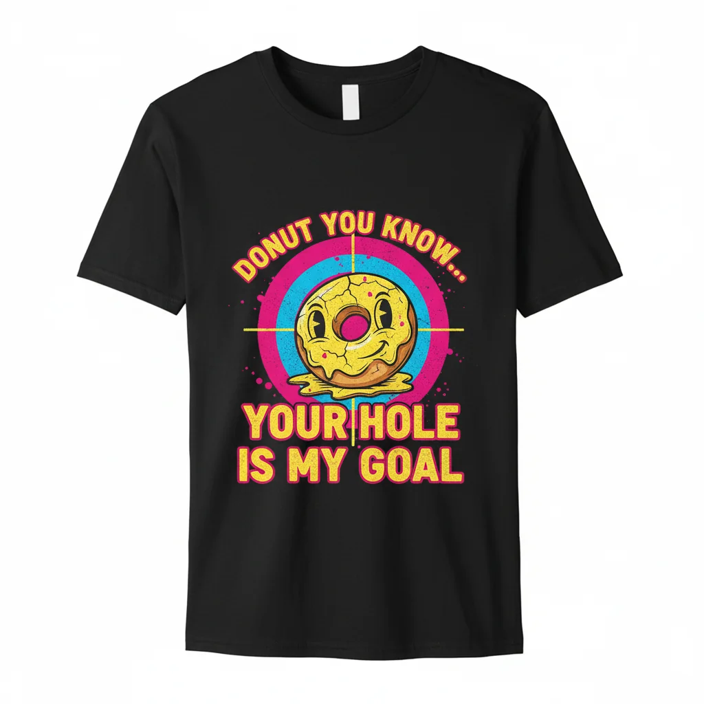 Donut Your Hole Is My Goal – A Playful Statement Tee