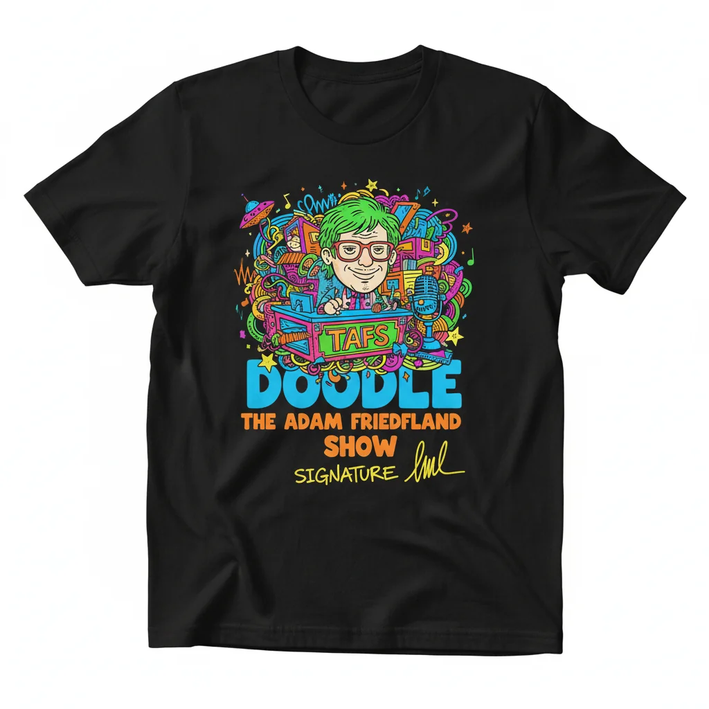 Adam Friedland Show Doodle Signature T-Shirt – Official Merch