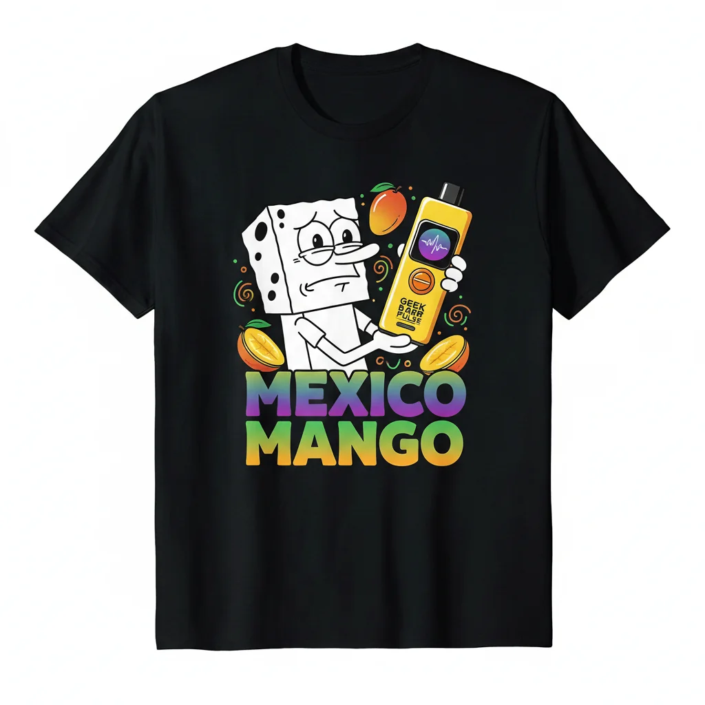 Doodlebob 'Mexico Mango' Art Tee | Inspired by Geek Bar Pulse