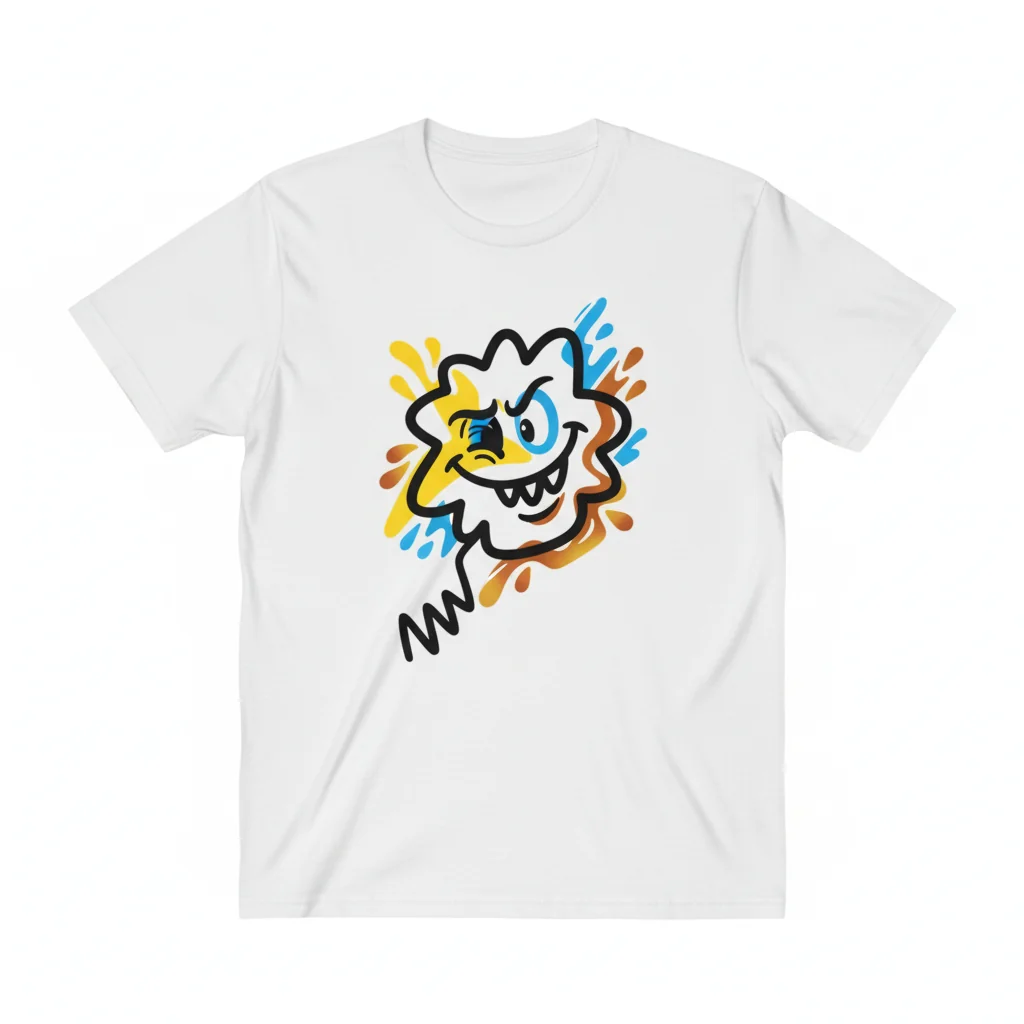 Doodlebob's Twisted Tale: A T-Shirt That Cheers