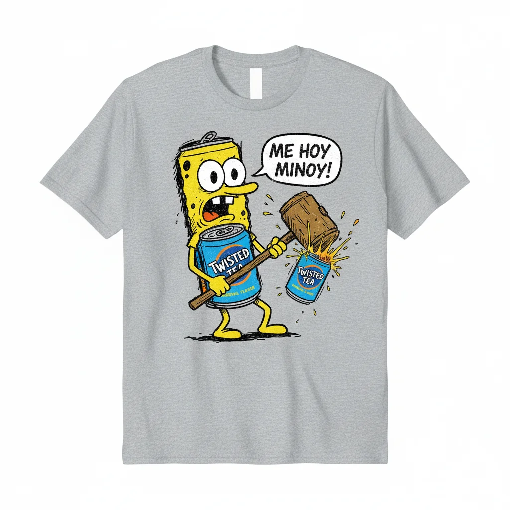 The Doodlebob Twisted Tea Graphic Tee
