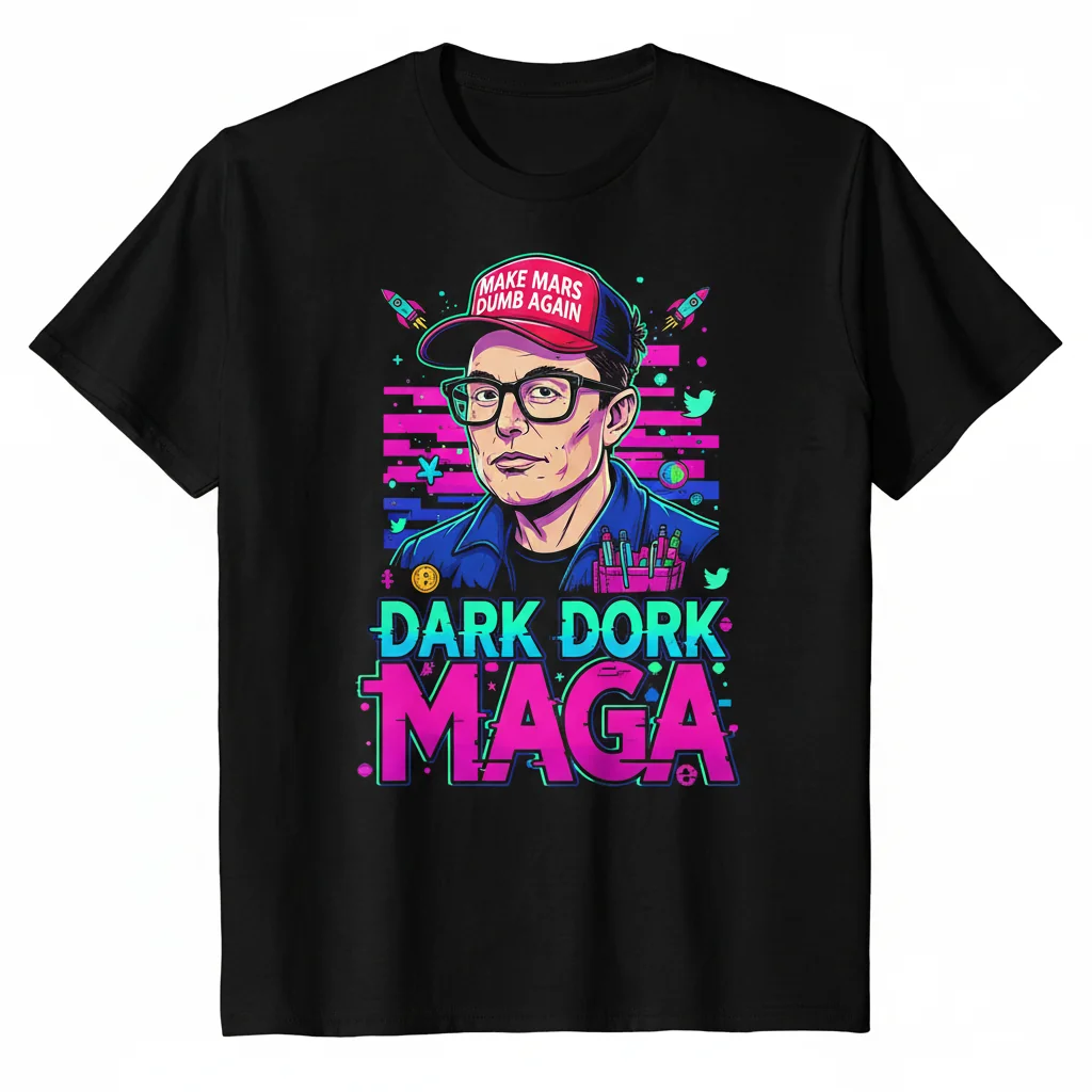 The Maverick Muse: Dark Maga Elon Parody Tee