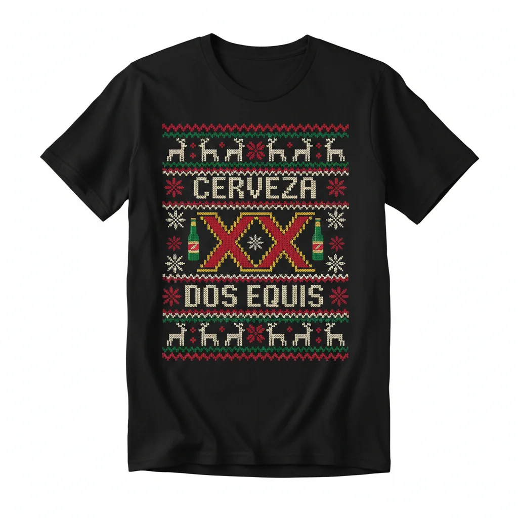 Dos Equis Beer Logo Ugly Christmas Sweater – Ultimate Comfort & Durability