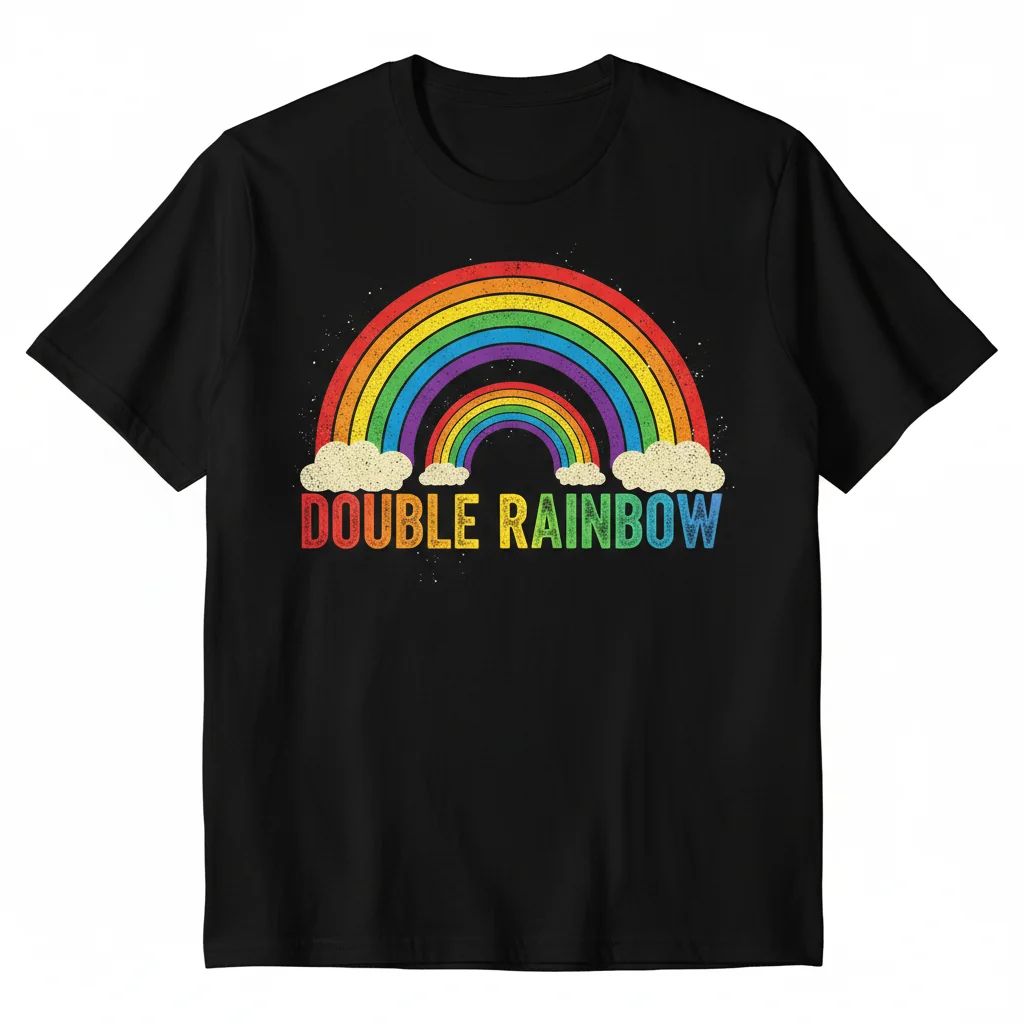 Double Rainbow: Wear Your Inner Spectrum Essential Tee