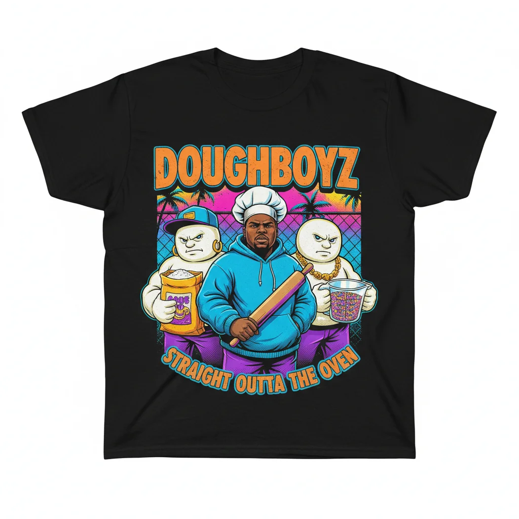 Doughboys Parody 'Boyz N The Hood' 90s Gangster Bread Tee