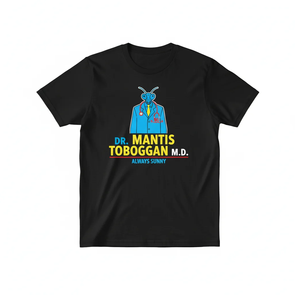 Dr. Mantis Toboggan M.D. – Always Sunny Vibe Tee
