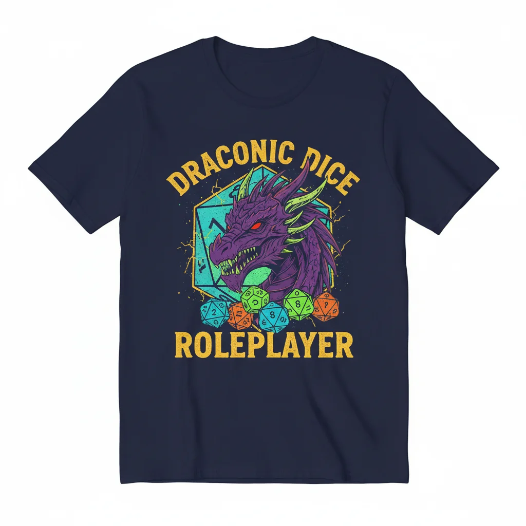 Draconic Dice Keeper Tee - Essential Streetwear