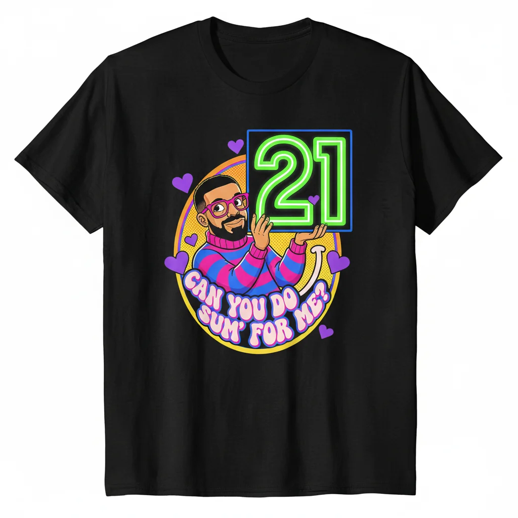 Drake 21 Meme Tee: Iconic Street Vibe
