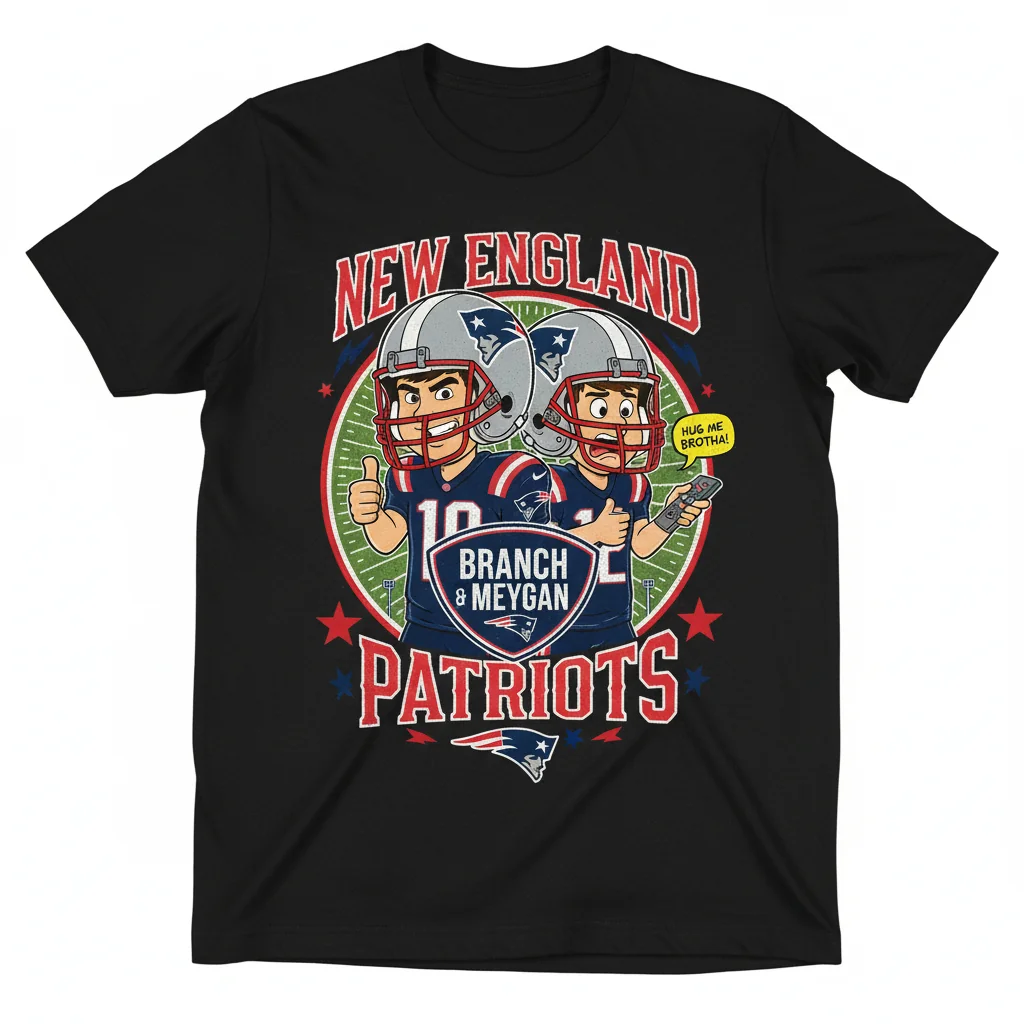 Drake & Josh New England Patriots Fan Tee - Ultra-Durable & Pre-Shrunk