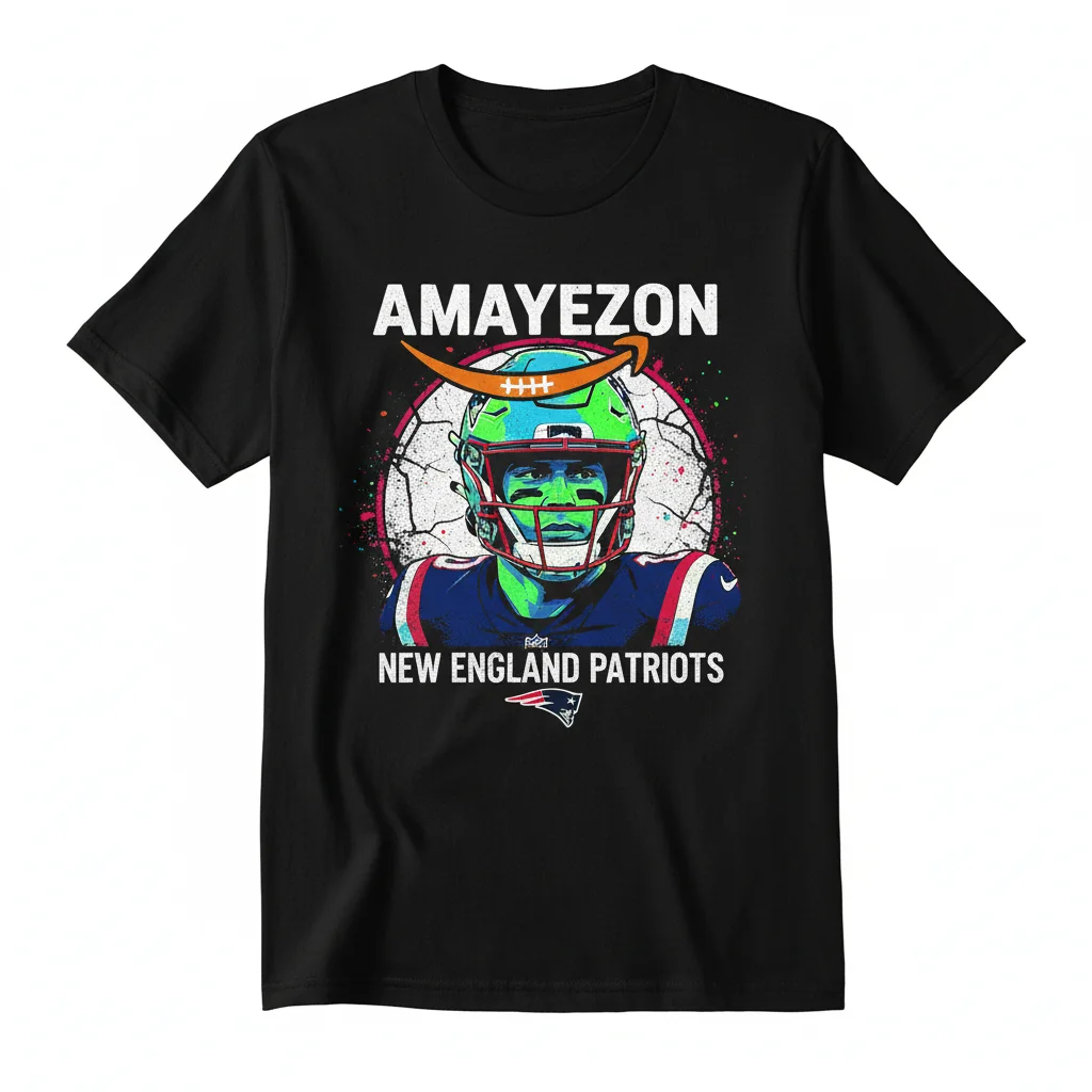 Drake Maye x Amazon: Patriots Legacy Tee – Wear the Future