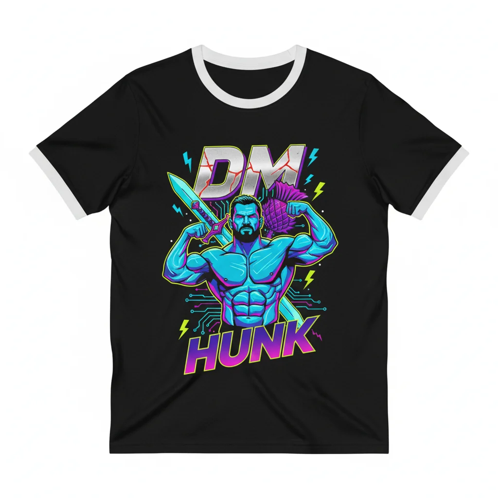 Drew McIntyre DM Hunk Ringer T-Shirt – Premium WWE Wrestling Fan Apparel