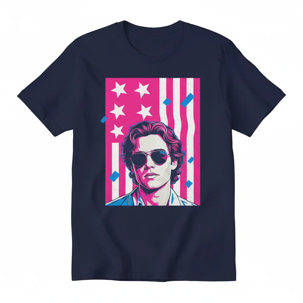 Drew Starkey Pink US Flag – Premium Durable Tee