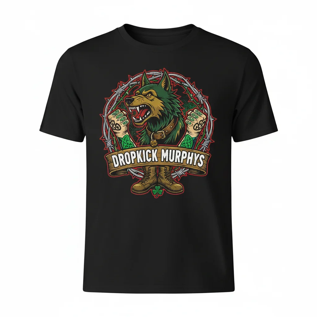 Dropkick Murphys: Echoes of Boston Spirit T-Shirt