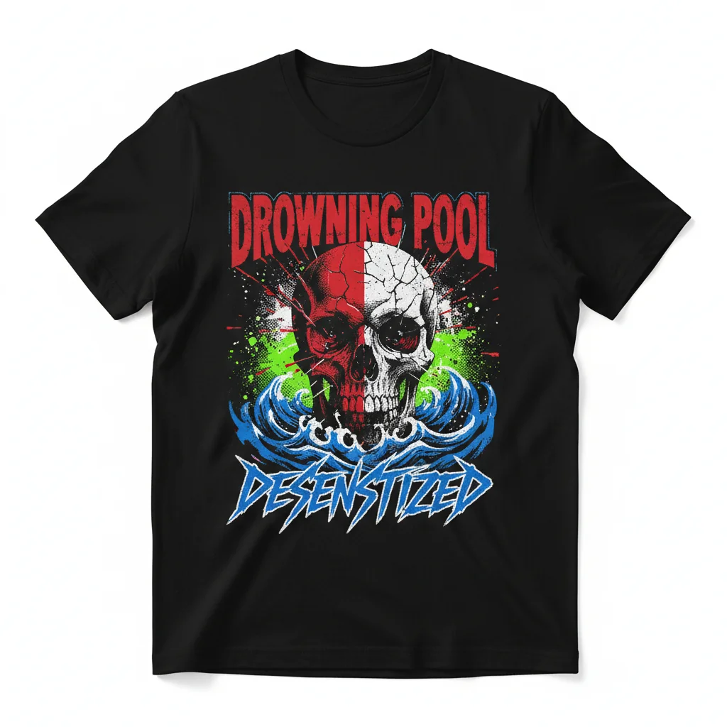 Drowning Pool 'Desensitized' Shirt | Premium Pre-Shrunk Cotton Tee