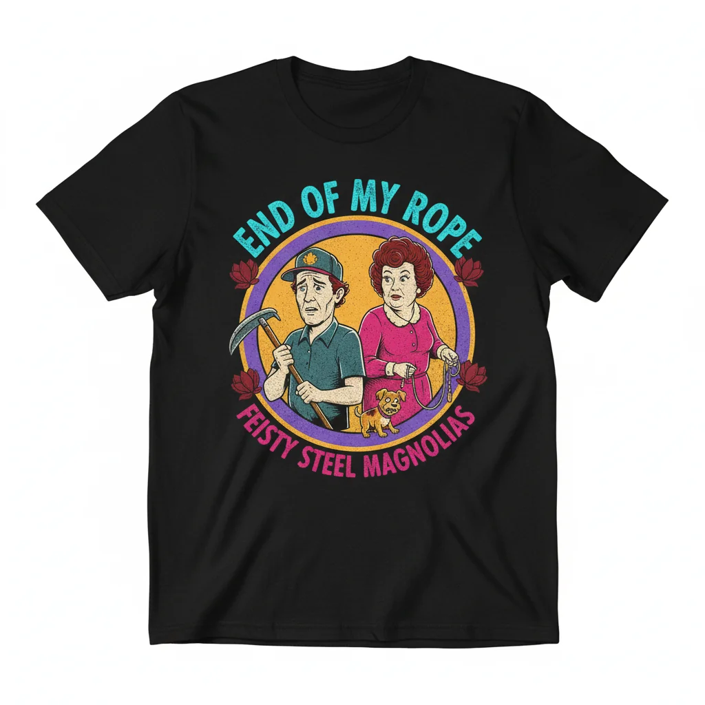 Feisty Steel Magnolias: Drum & Ouiser "End of My Rope" Tee