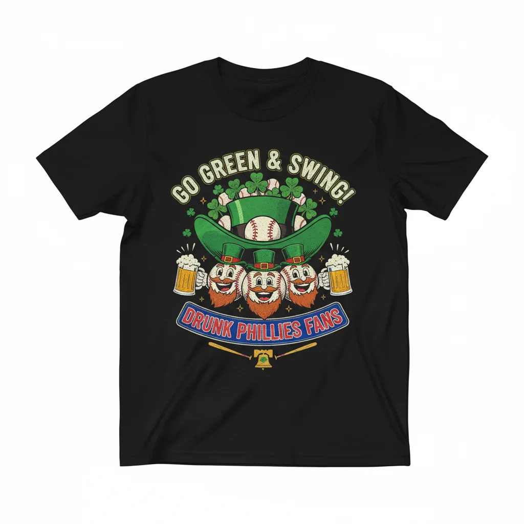 Philadelphia Phillies St. Patrick's Day Fan T-Shirt