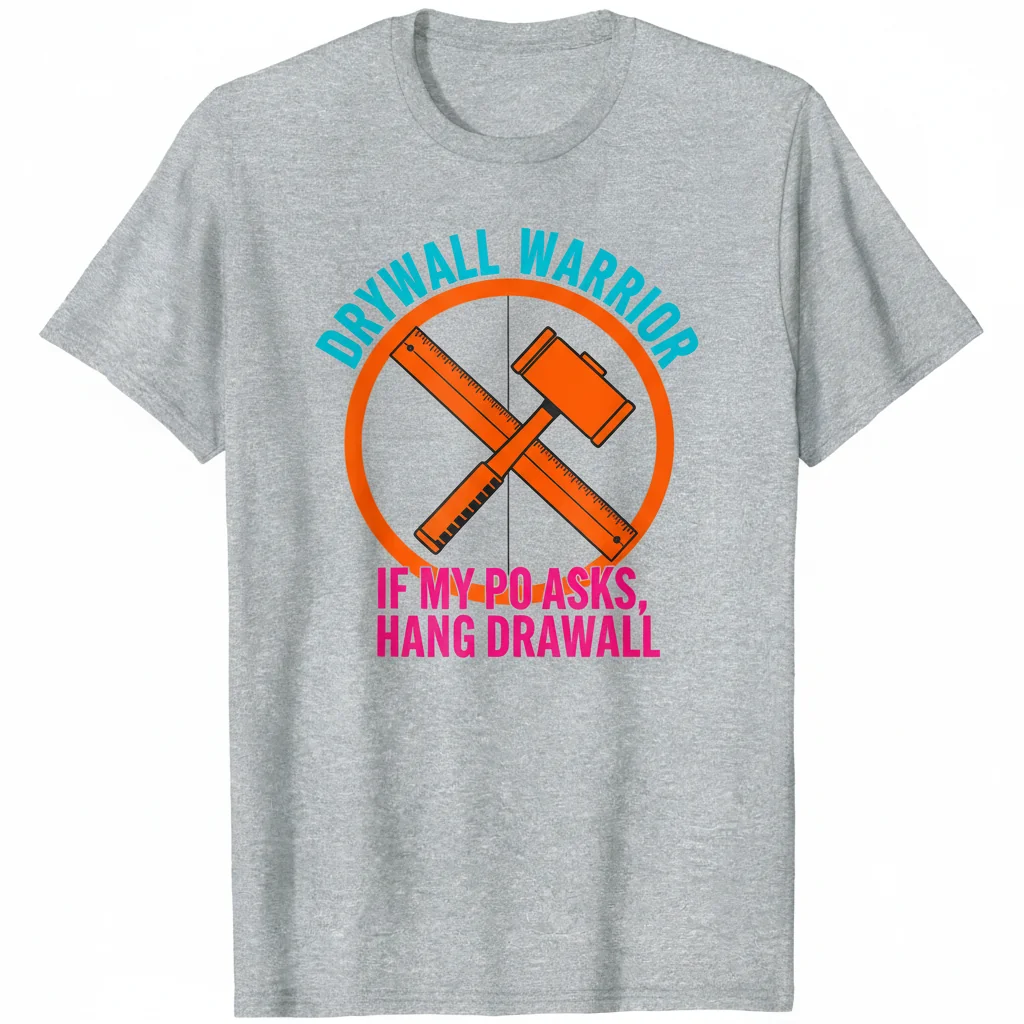 Drywaller Essential T-Shirt: Built Tough for Hard Workers & Lasting Style