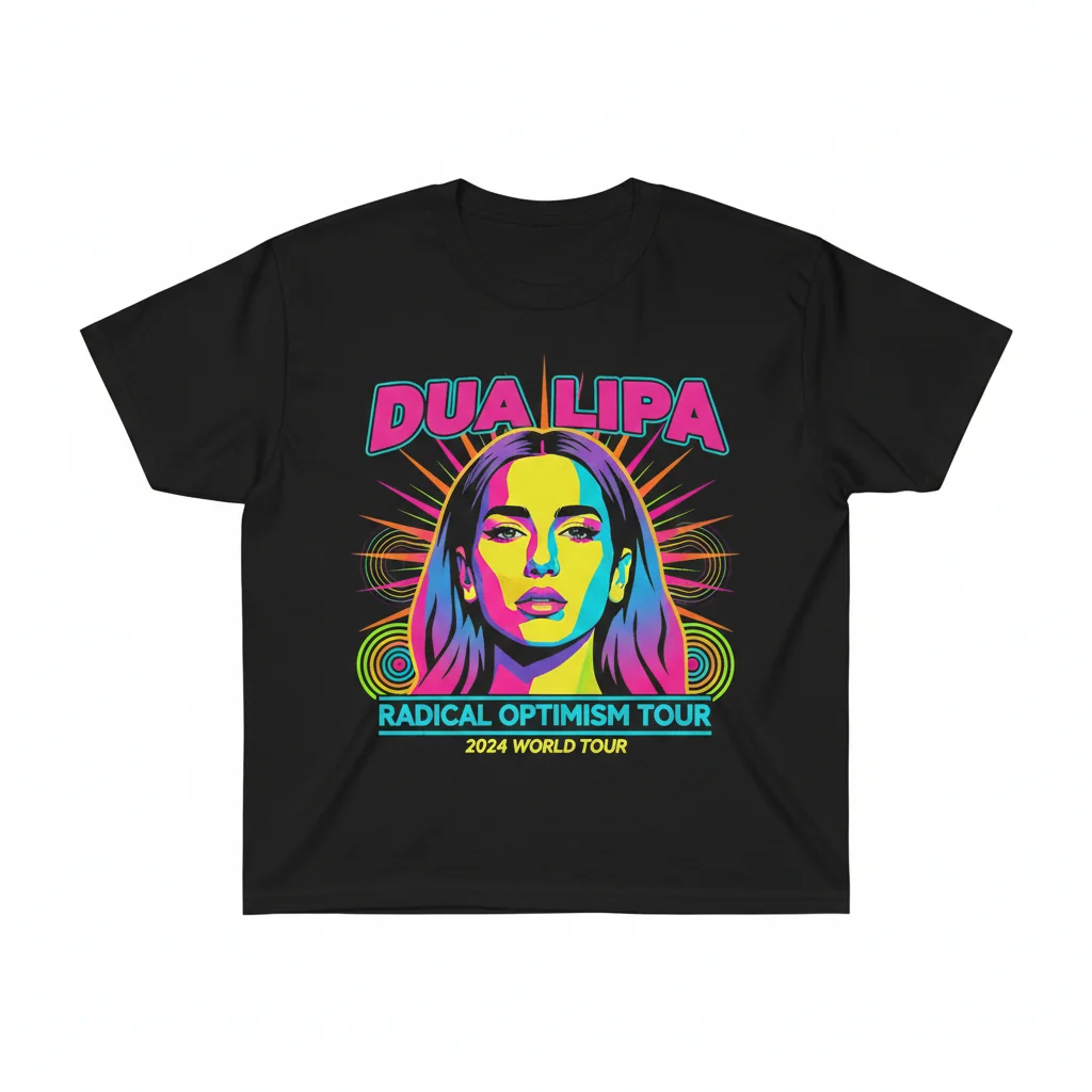Dua Lipa Radical Optimism Tour Shirt | Unisex Concert Merch Tee