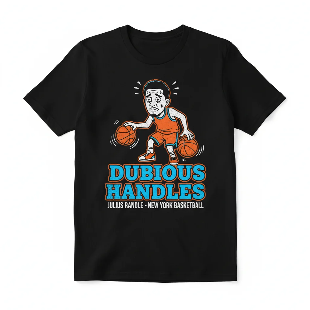 Dubious Handles Julius Randle Funny Meme New York Basketball T-Shirt