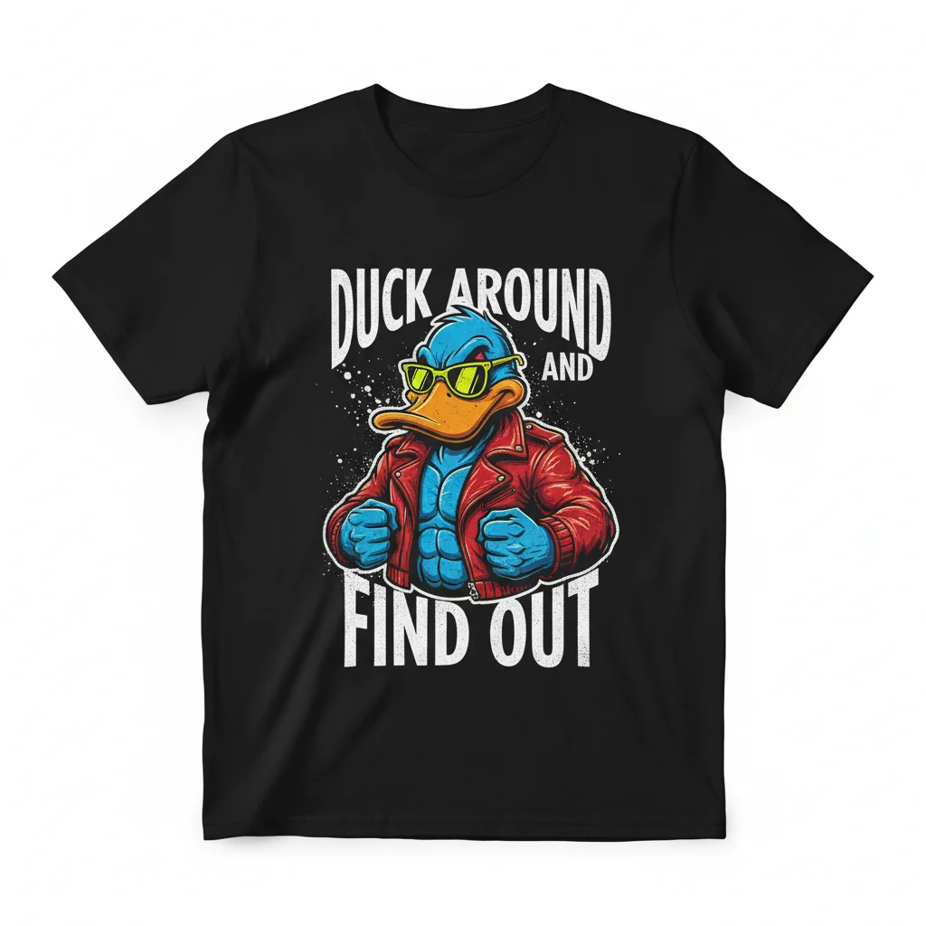 Duck Around And Find Out - Premium Unisex Graphic Tee