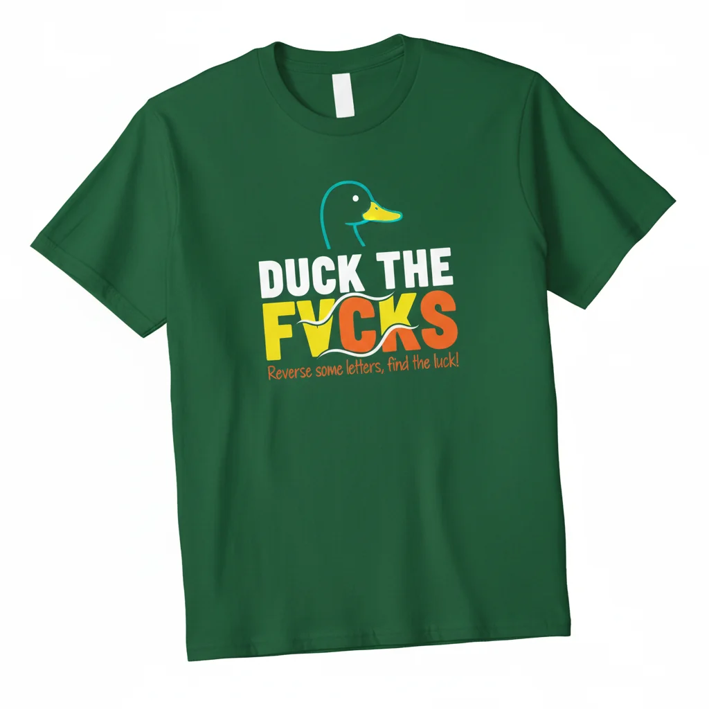 Duck The F*cks Secret Message Tee
