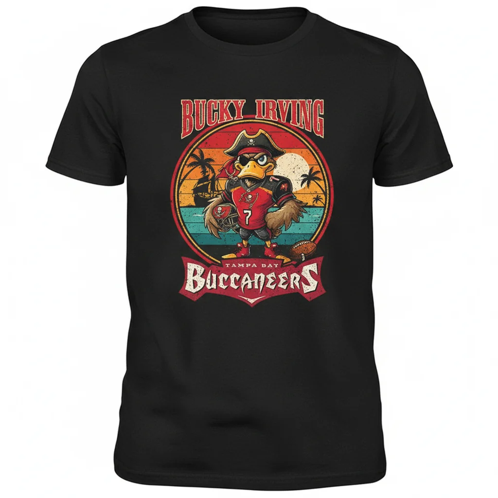 Bucky Irving Buccaneers Vintage Tee