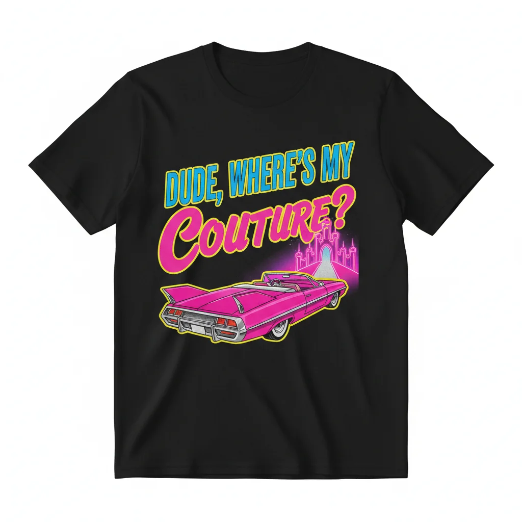 Dude Where's My Couture - Pink Essential T-Shirt | Premium Cotton Tee