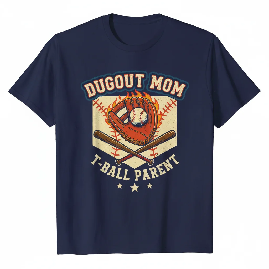 Dugout Mom Essential T-Shirt: The Ultimate Parent Power Tee