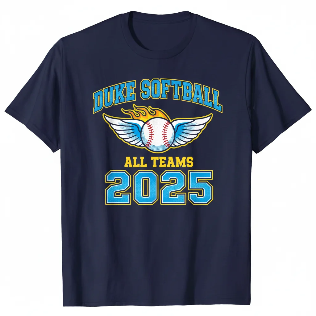 Duke Softball 2025 Team Shirt | Fade-Resistant & Ultra-Comfortable