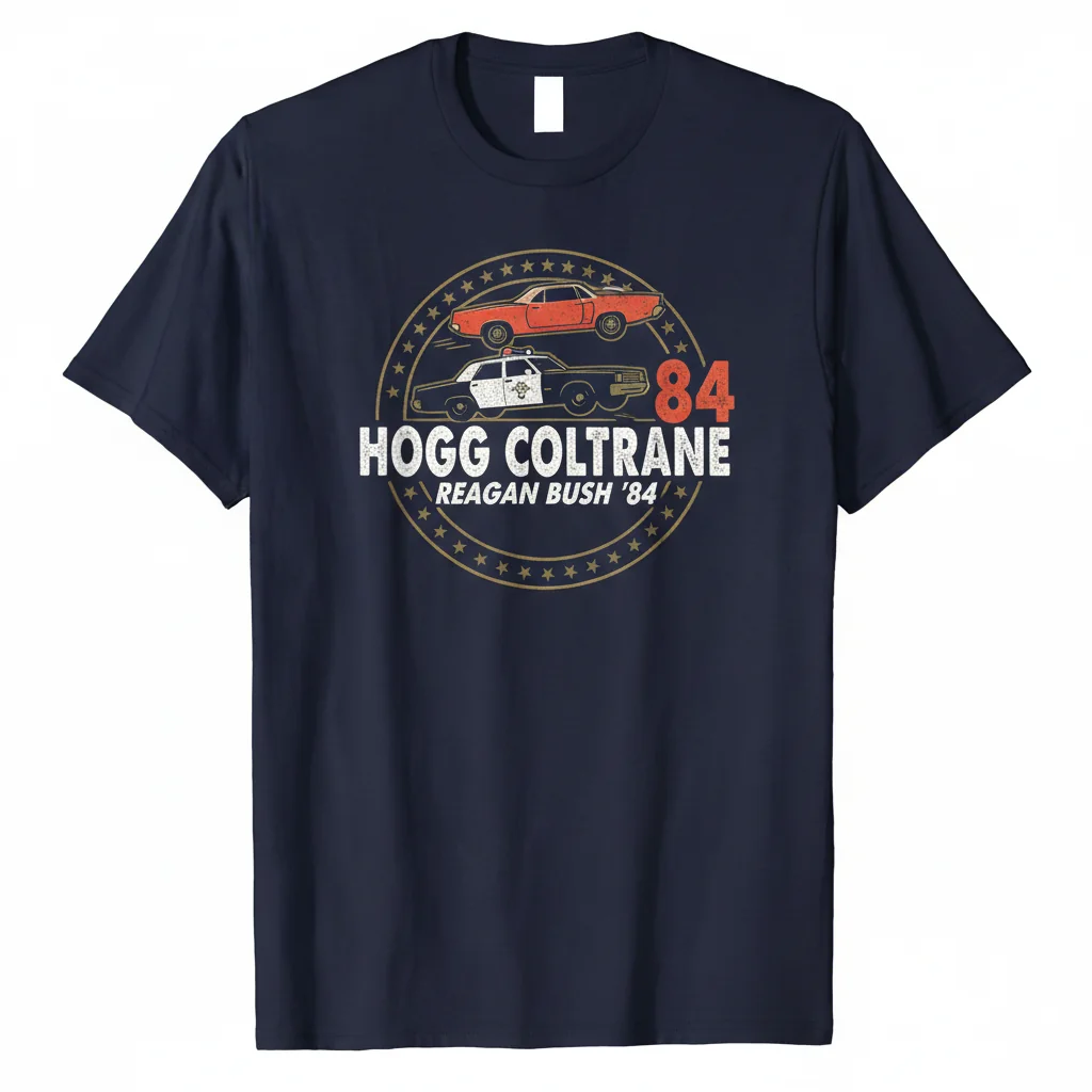 Dukes of Hazzard 'Hogg Coltrane 84' Essential Tee – Durable, Comfortable & Fade-Resistant