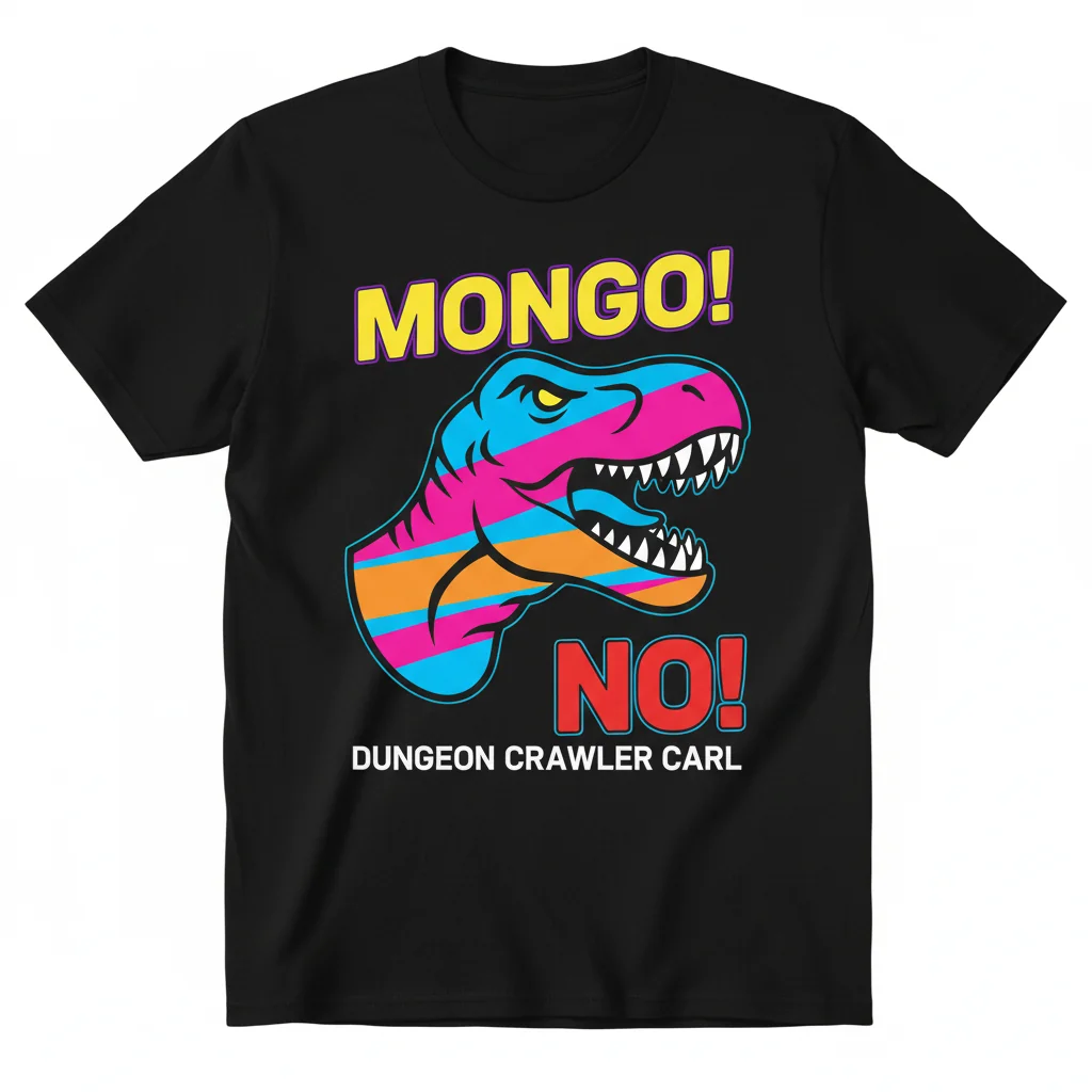 Dungeon Crawler Carl 'Mongo! No!' Essential Street Tee