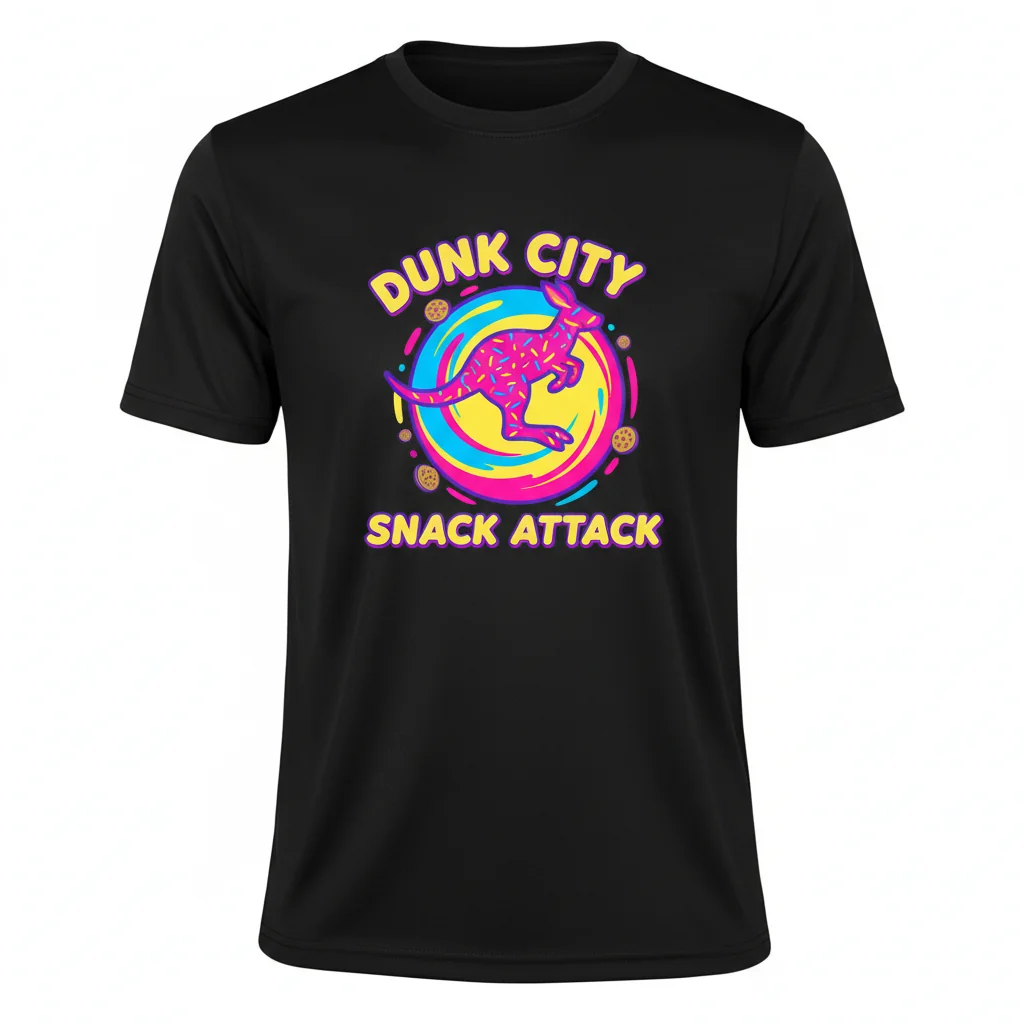 Dunkaroos Logo Active T-Shirt – Fade-Resistant & Perfect Fit