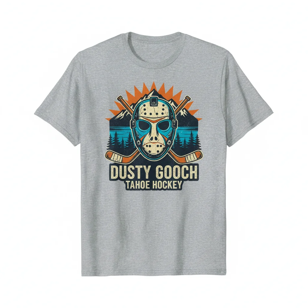 Dusty Gooch Tahoe Hockey Essential T-Shirt - Premium Comfort & Style