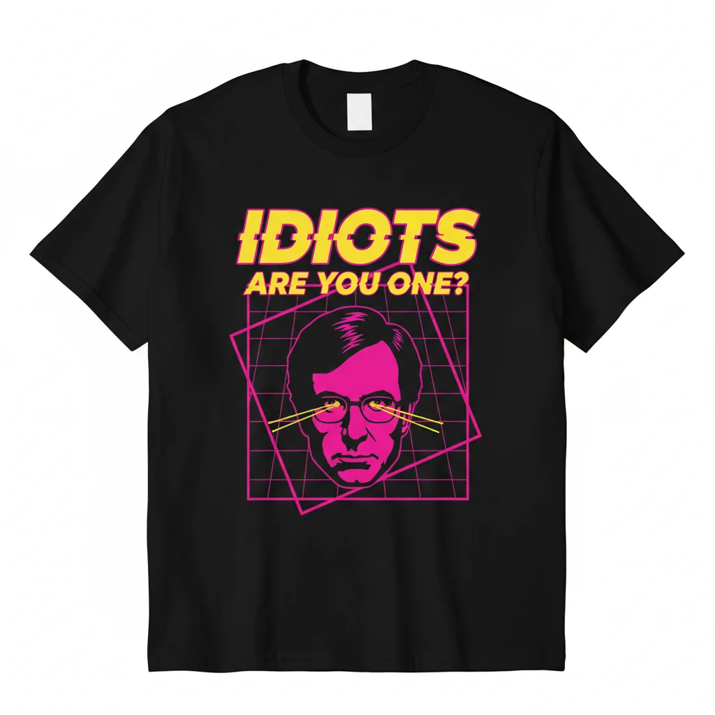 Dwight Schrute "Idiots" Quote The Office TV Show Essential T-Shirt – Premium Cotton Tee