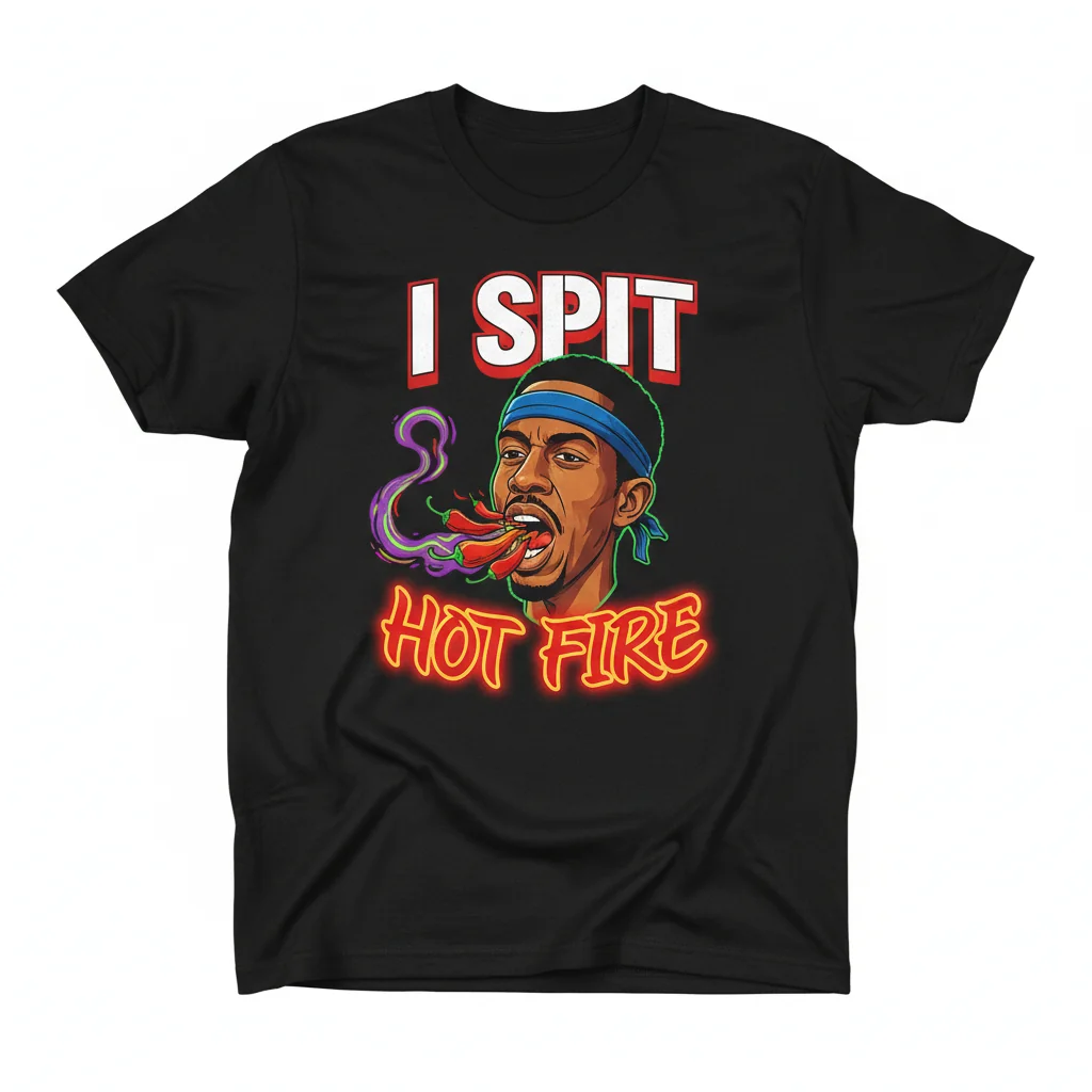 Dylan's 'I Spit Hot Fire' – The Spirit of Unfiltered Joy Tee