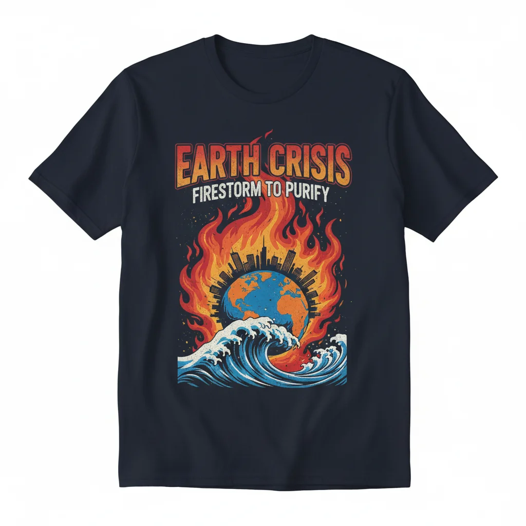 Earth Crisis Firestorm Essential T-Shirt - Purify Band Merch