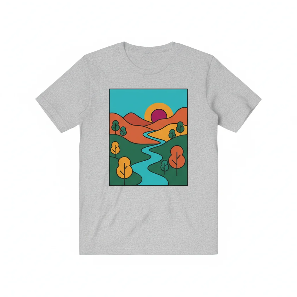 Earthy Touch Graphic T-Shirt | Premium 100% Ring-Spun Cotton Tee