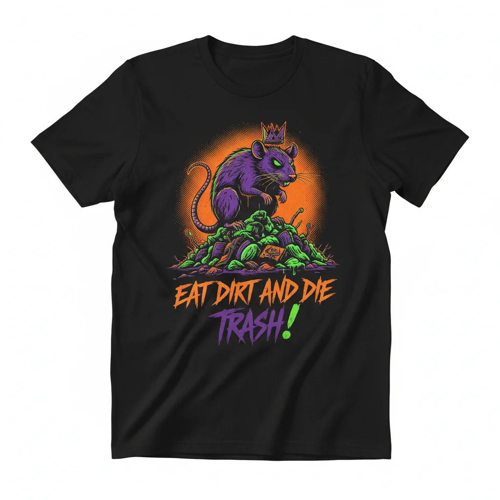 EAT DIRT. DIE TRASH. Tee.