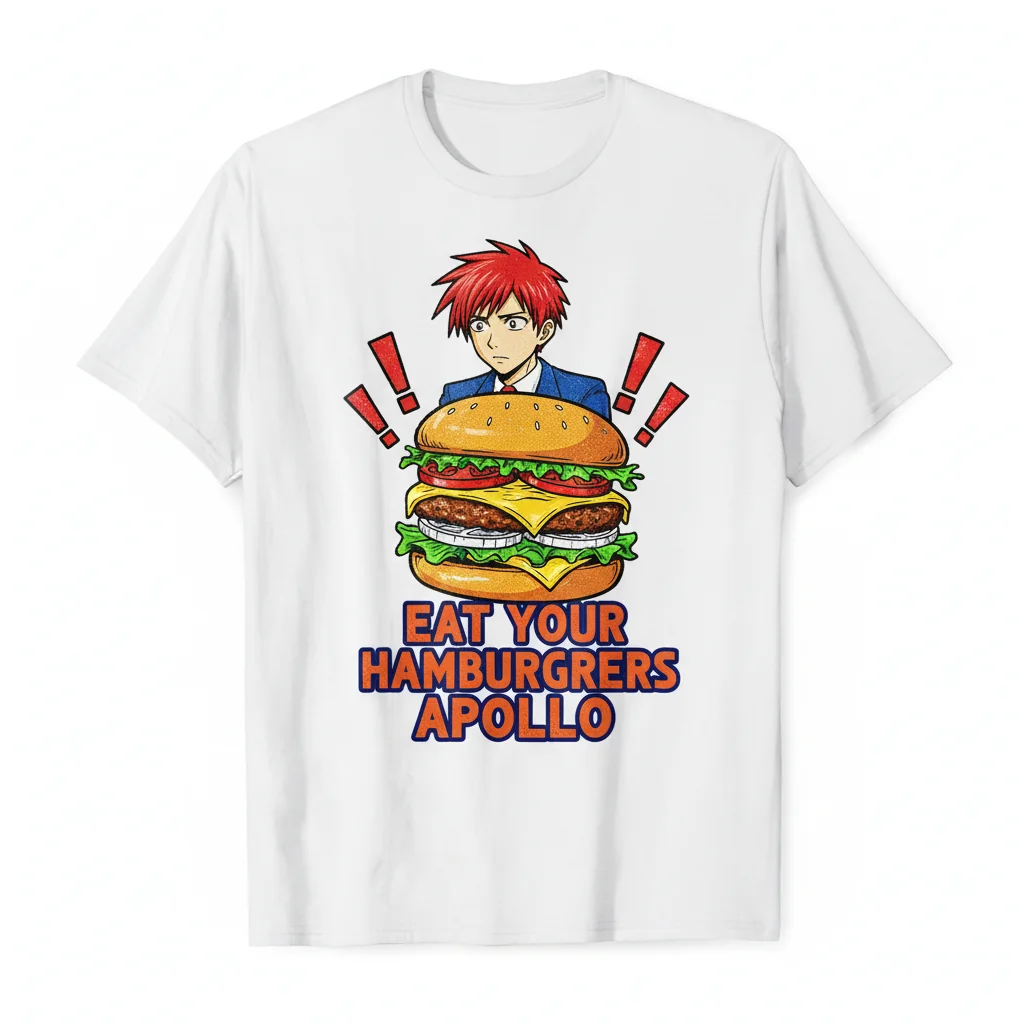 Eat Your Hamburgers Apollo: An Ace Attorney Fan's Ultimate Statement Tee