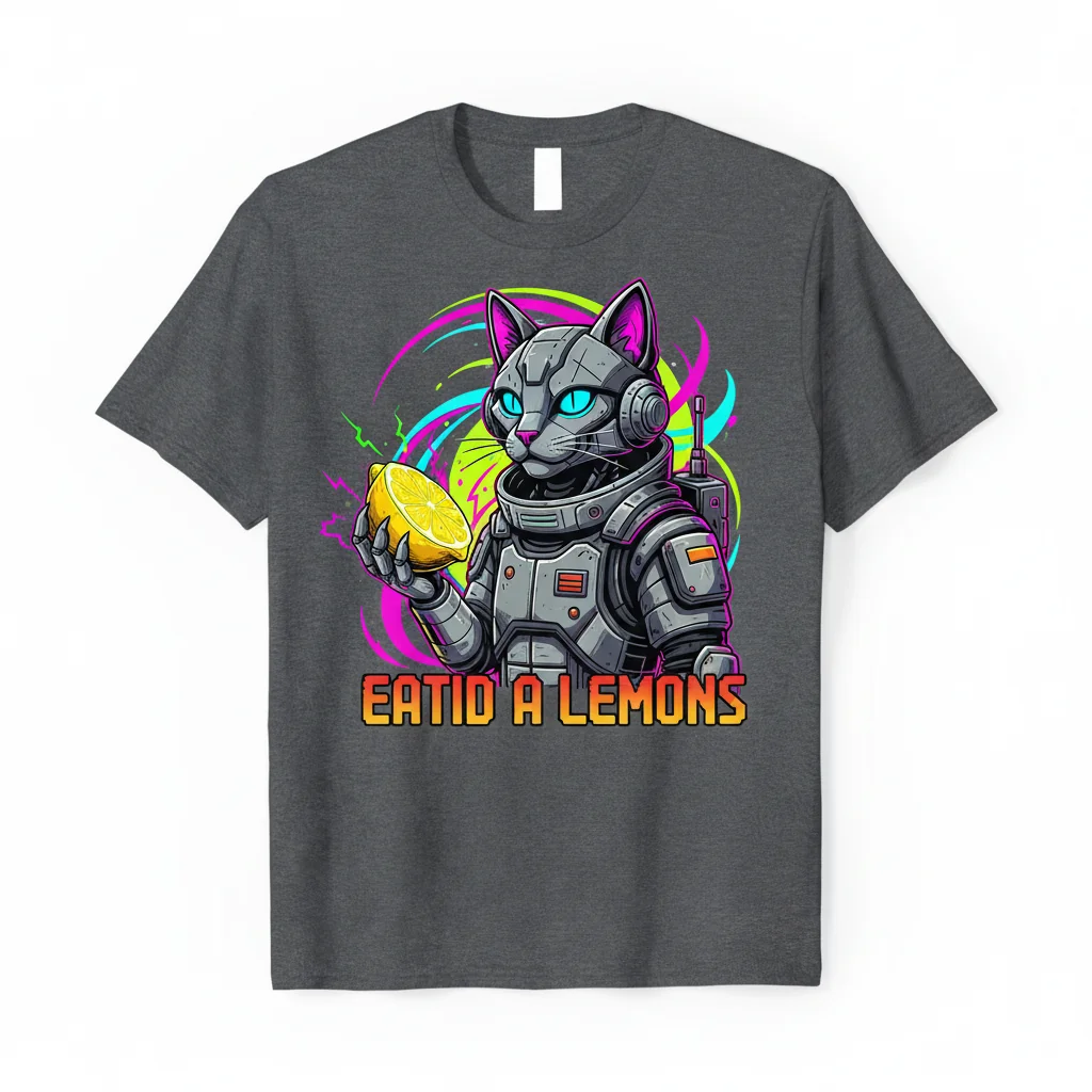 The "eatid a lemons" Essential Tee: Embrace Life's Zest