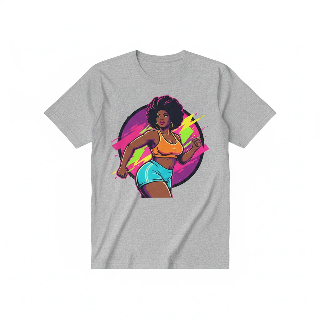 Premium Ebony BBW Thickness Girl Essential T-Shirt – Durable, Comfortable, Vibrant