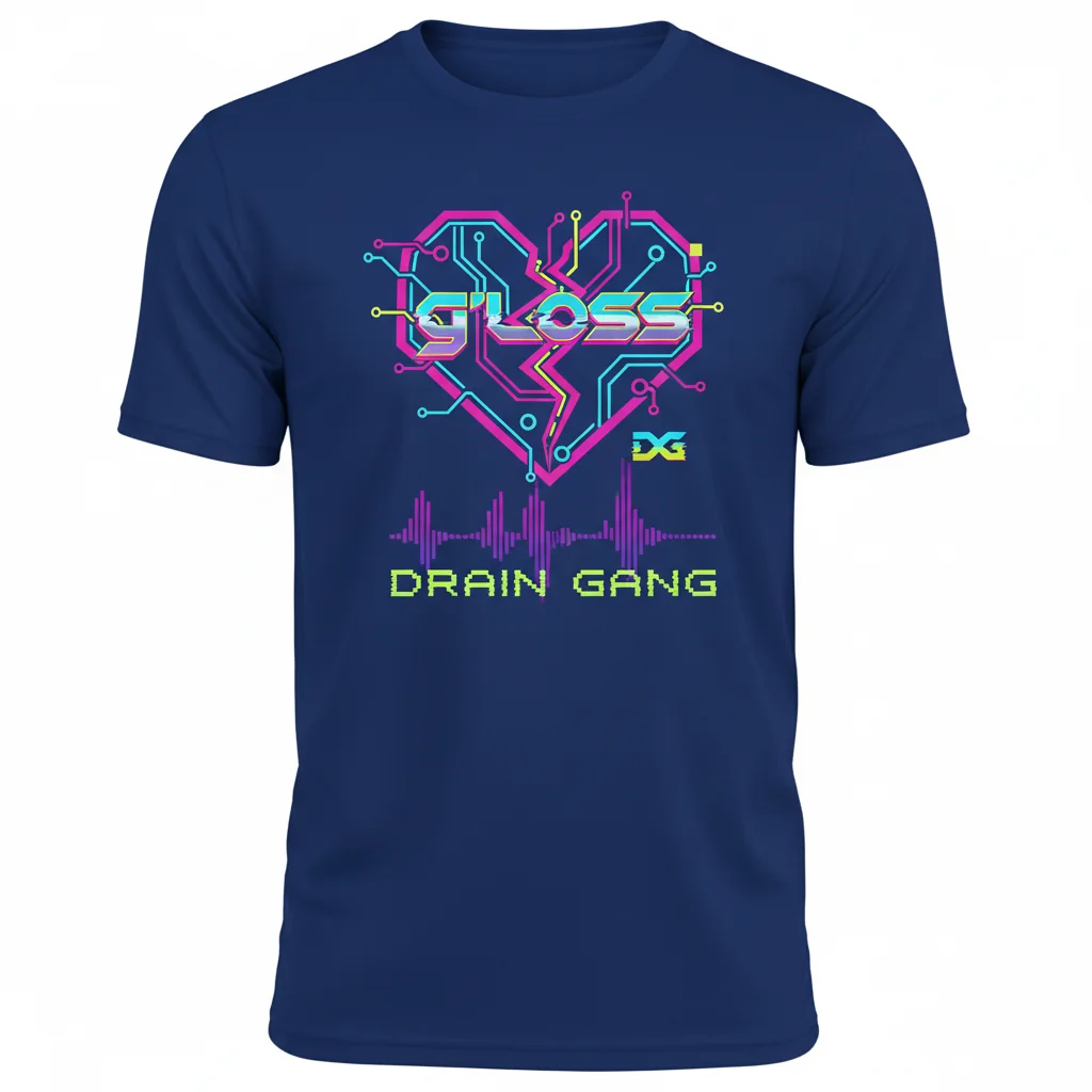 Ecco2k Drain Gang g'LOSS Logo Active Tee