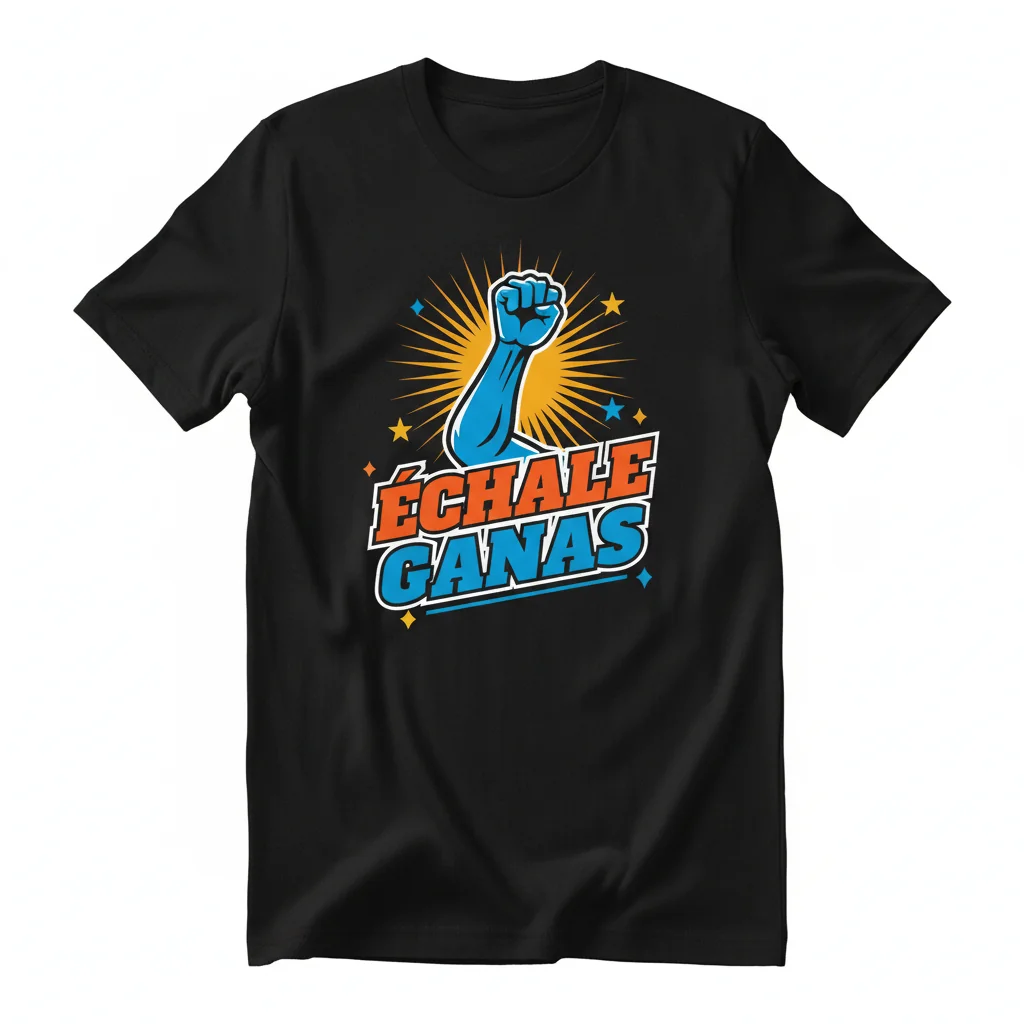 Echale Ganas Essential T-Shirt – Motivational Apparel