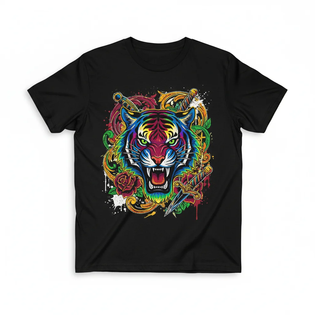 Ed Hardy Tiger Tattoo Essential Tee