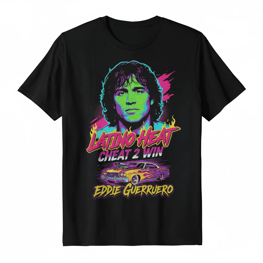 Eddie Guerrero Latino Heat Tee: Cheat 2 Win Edition