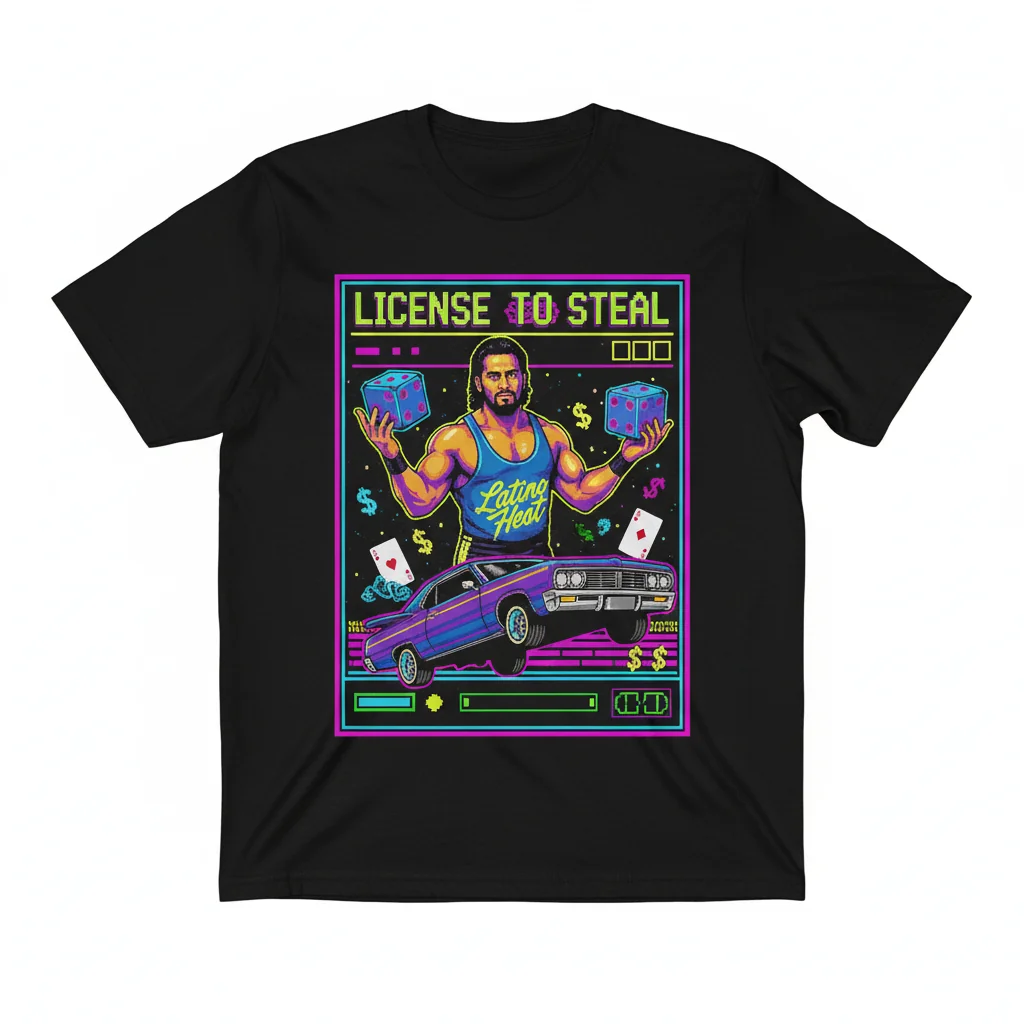 Eddie Guerrero License to Steal WWE Fan Tee – Ultimate Durability & Comfort