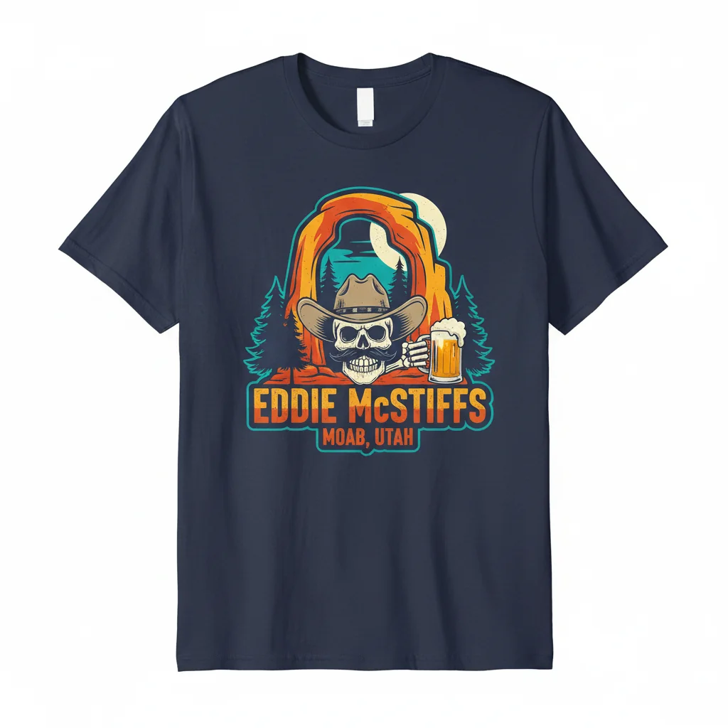 Eddie McStiffs, Moab, Utah Essential T-Shirt: Unmatched Comfort & Lasting Style