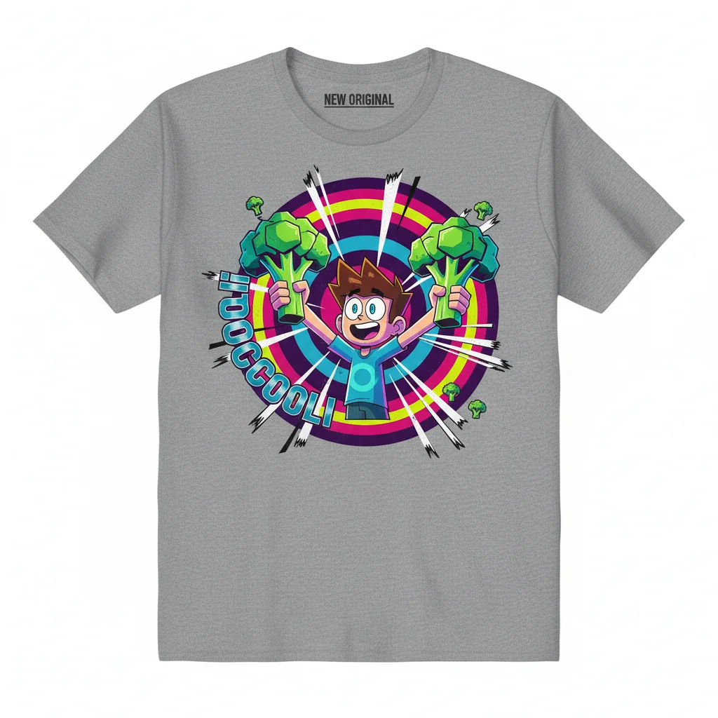 Eddsworld Broccoli Essential T-Shirt - Extra Large